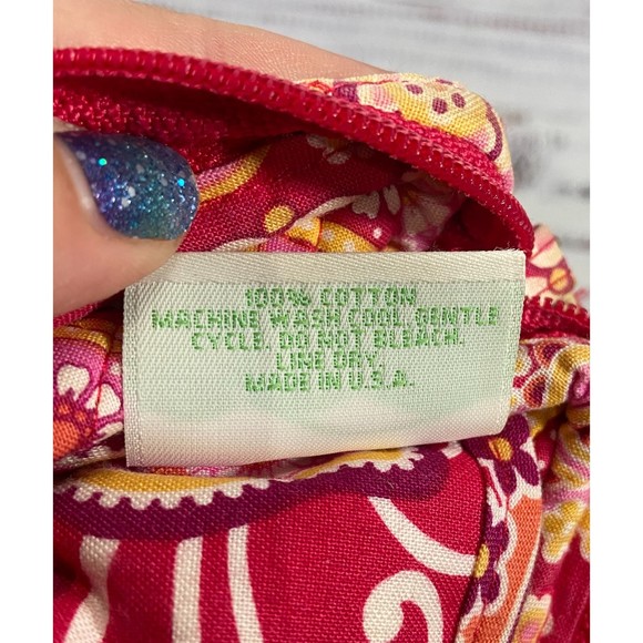 Vera Bradley Retired "Raspberry Fizz" Crossbody Bag & Matching Wristlet - Picture 7 of 15